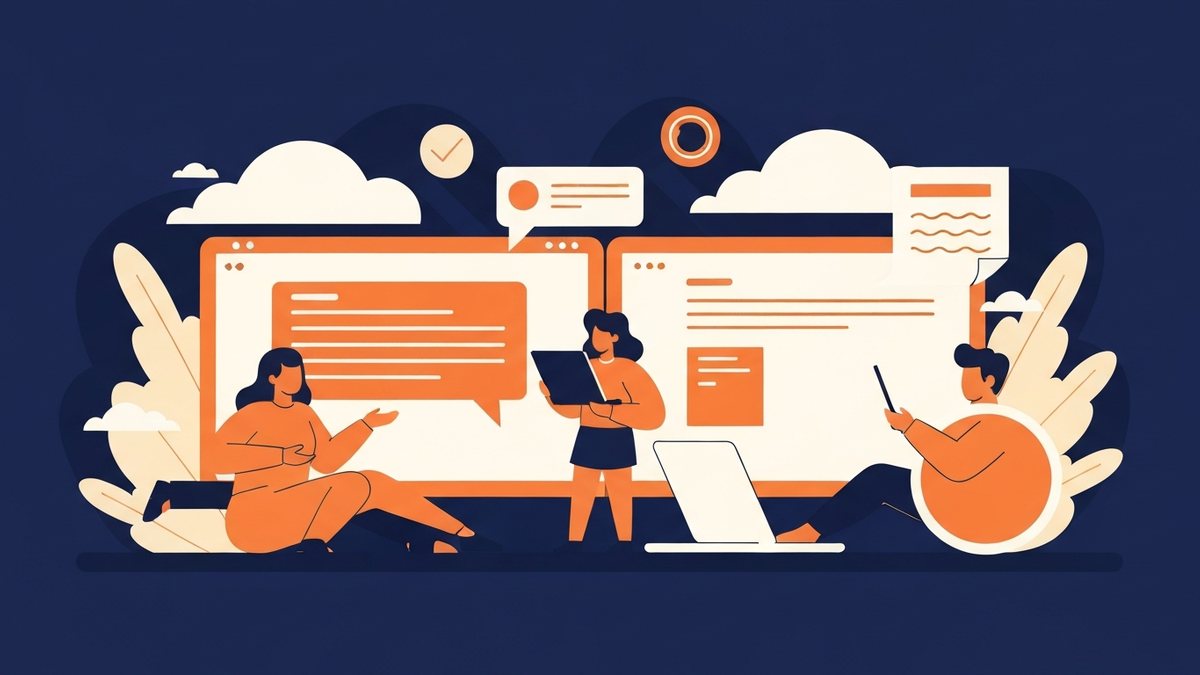 45 Social Media Questions to Boost Engagement - Illustration