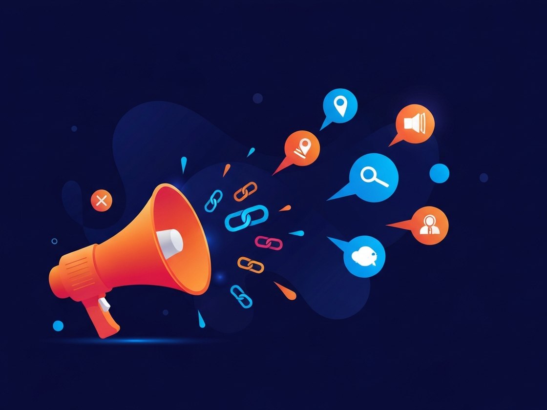 Marketing solution illustration